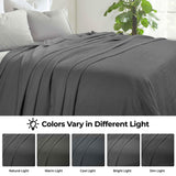 Jena Cotton Textured Chevron Lightweight Woven Blanket - Blanket by Superior Brand