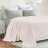 Jena Cotton Textured Chevron Lightweight Woven Blanket - Blanket by Superior Brand
