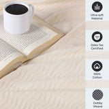 Jena Cotton Textured Chevron Lightweight Woven Blanket - Blanket by Superior Brand