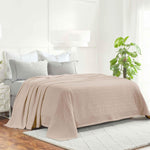 Jena Cotton Textured Chevron Lightweight Woven Blanket - Blanket by Superior Brand