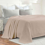 Jena Cotton Textured Chevron Lightweight Woven Blanket - Blanket by Superior Brand