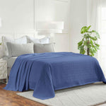 Jena Cotton Textured Chevron Lightweight Woven Blanket - Blanket by Superior Brand