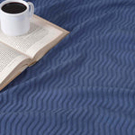 Jena Cotton Textured Chevron Lightweight Woven Blanket - Blanket by Superior Brand