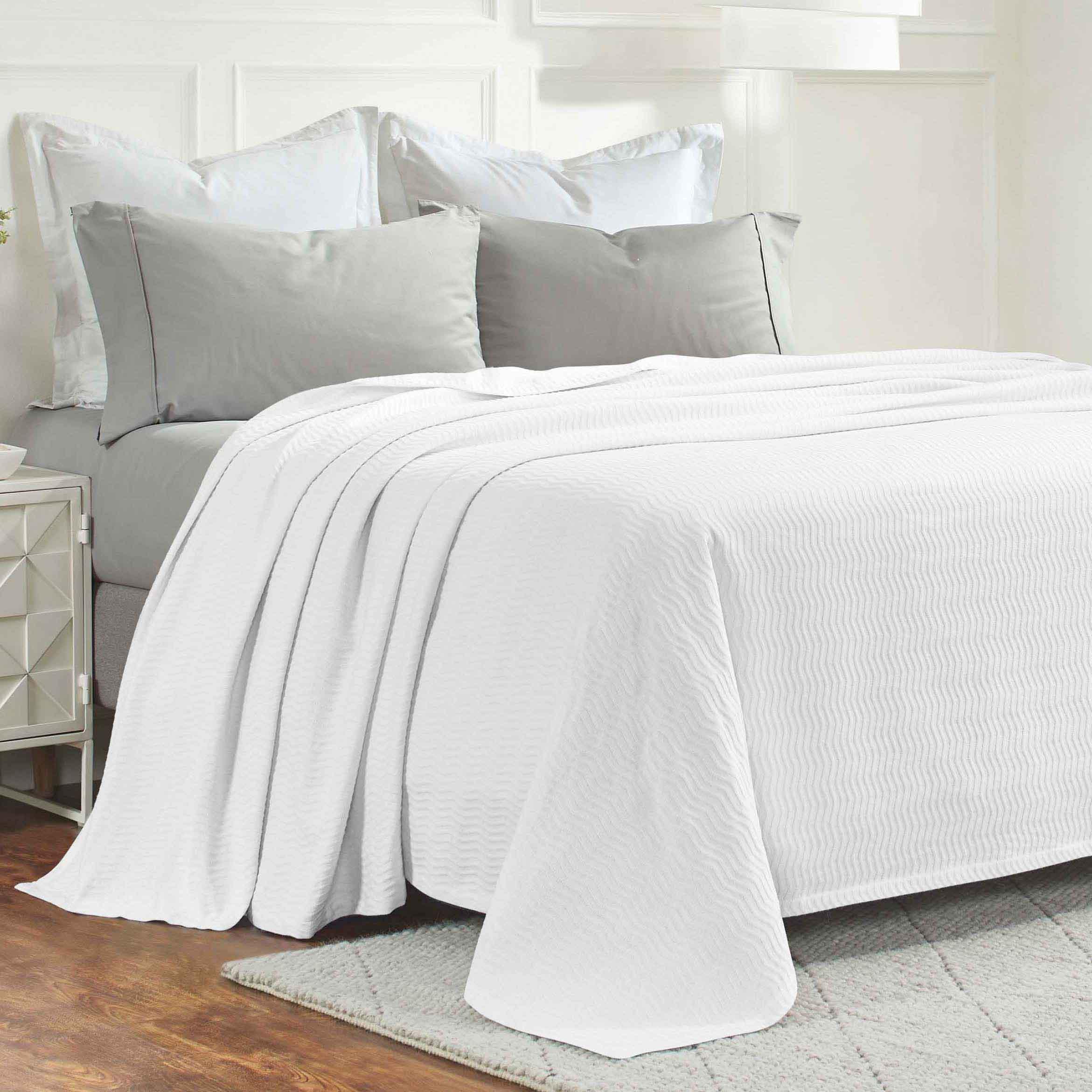 Jena Cotton Textured Chevron Lightweight Woven Blanket - Blanket by Superior Brand