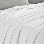 Jena Cotton Textured Chevron Lightweight Woven Blanket - Blanket by Superior Brand