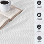 Jena Cotton Textured Chevron Lightweight Woven Blanket - Blanket by Superior Brand