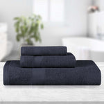 Egyptian Cotton Kendell Plush Towel Set 3 Piece - Egyptian Cotton Towel Set by Superior Brand