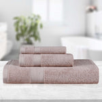 Egyptian Cotton Kendell Plush Towel Set 3 Piece - Egyptian Cotton Towel Set by Superior Brand