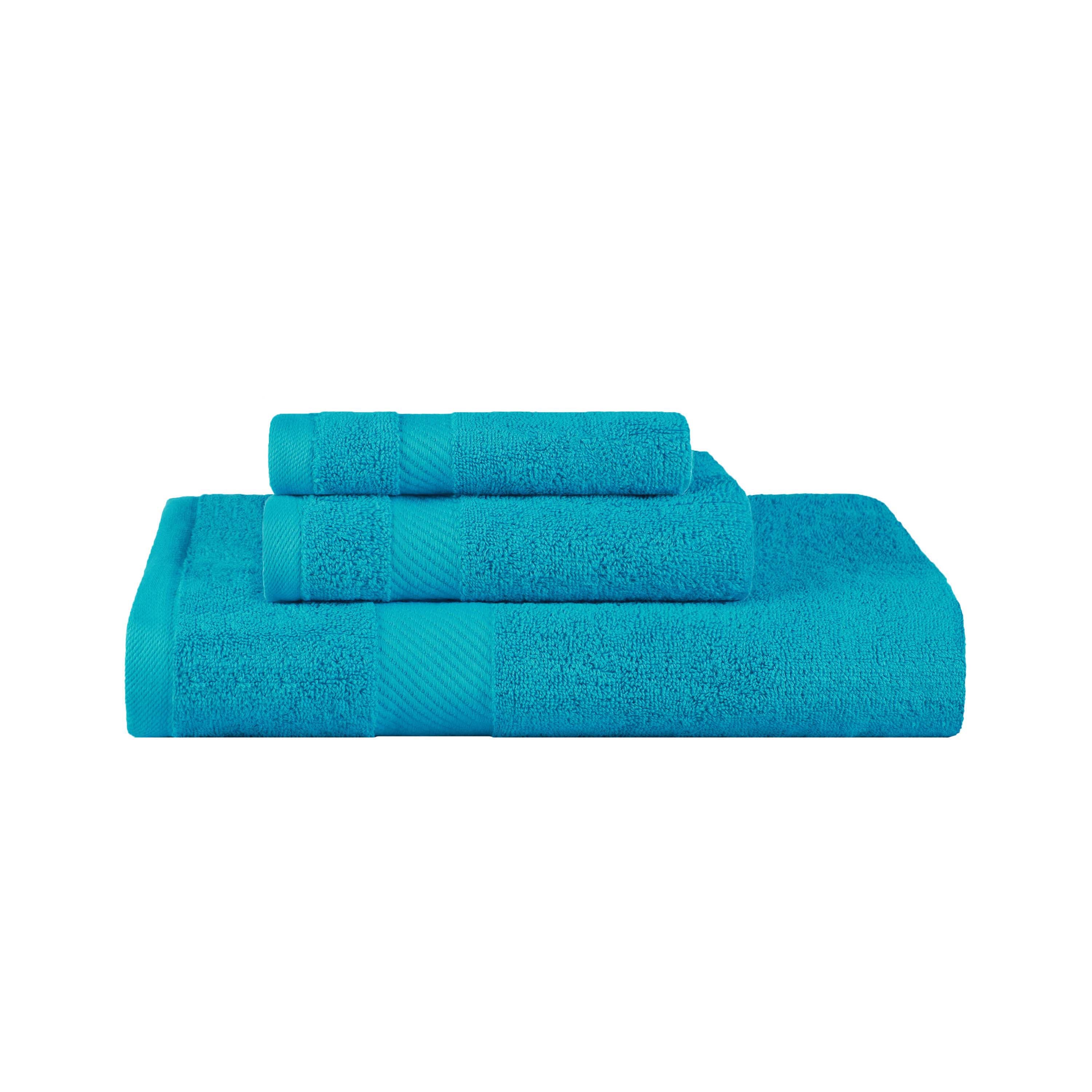Egyptian Cotton Kendell Plush Towel Set 3 Piece - Egyptian Cotton Towel Set by Superior Brand