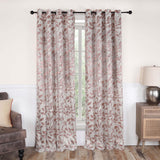 Leaves Machine Washable Room Darkening Blackout Curtains, Set of 2 - Blackout Curtains by Superior Brand