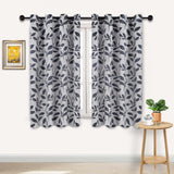 Leaves Machine Washable Room Darkening Blackout Curtains, Set of 2 - Blackout Curtains by Superior Brand