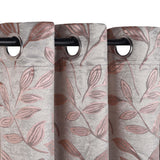 Leaves Machine Washable Room Darkening Blackout Curtains, Set of 2 - Blackout Curtains by Superior Brand
