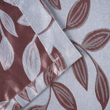 Leaves Machine Washable Room Darkening Blackout Curtains, Set of 2 - Blackout Curtains by Superior Brand