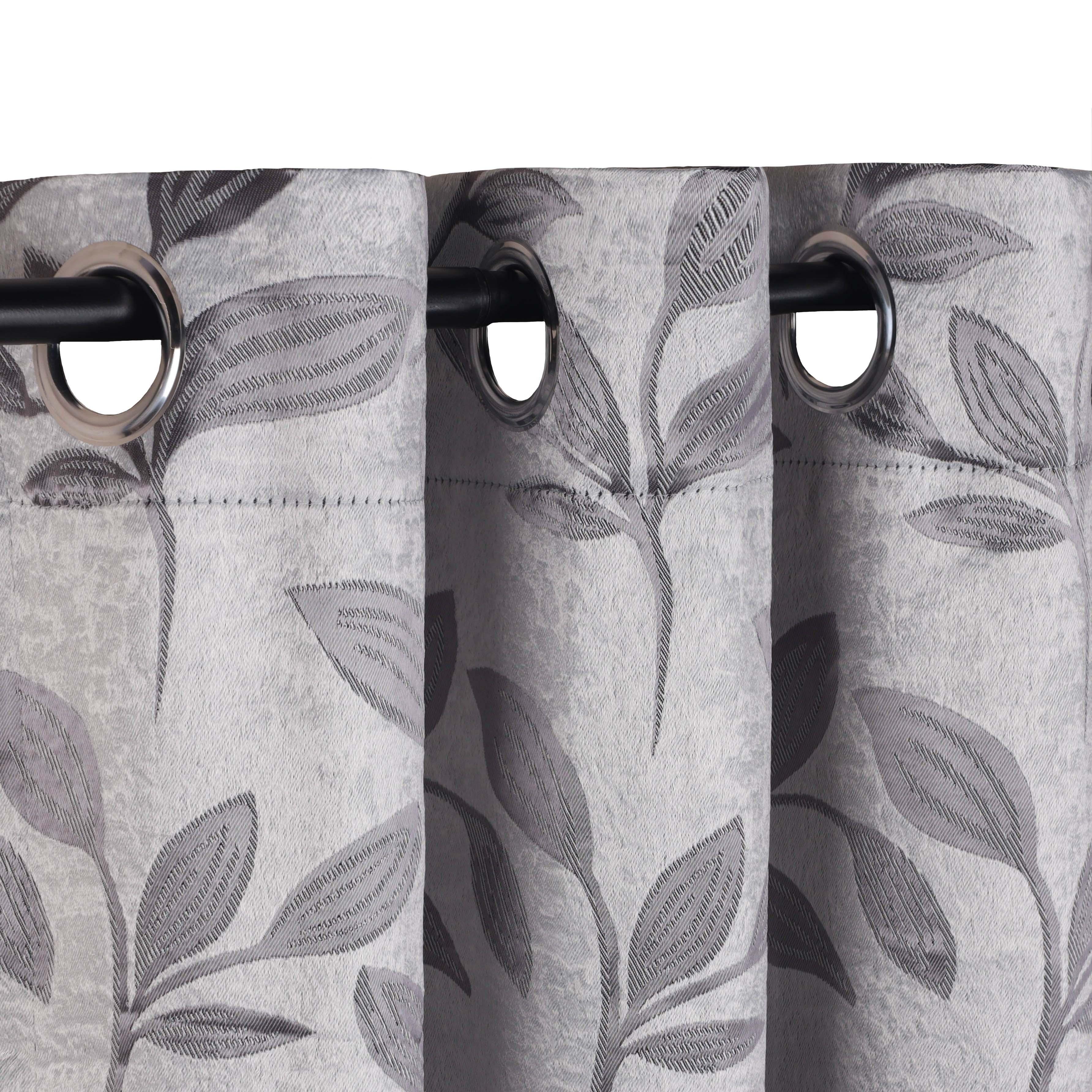 Leaves Machine Washable Room Darkening Blackout Curtains, Set of 2 - Blackout Curtains by Superior Brand