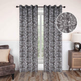 Leaves Machine Washable Room Darkening Blackout Curtains, Set of 2 - Blackout Curtains by Superior Brand