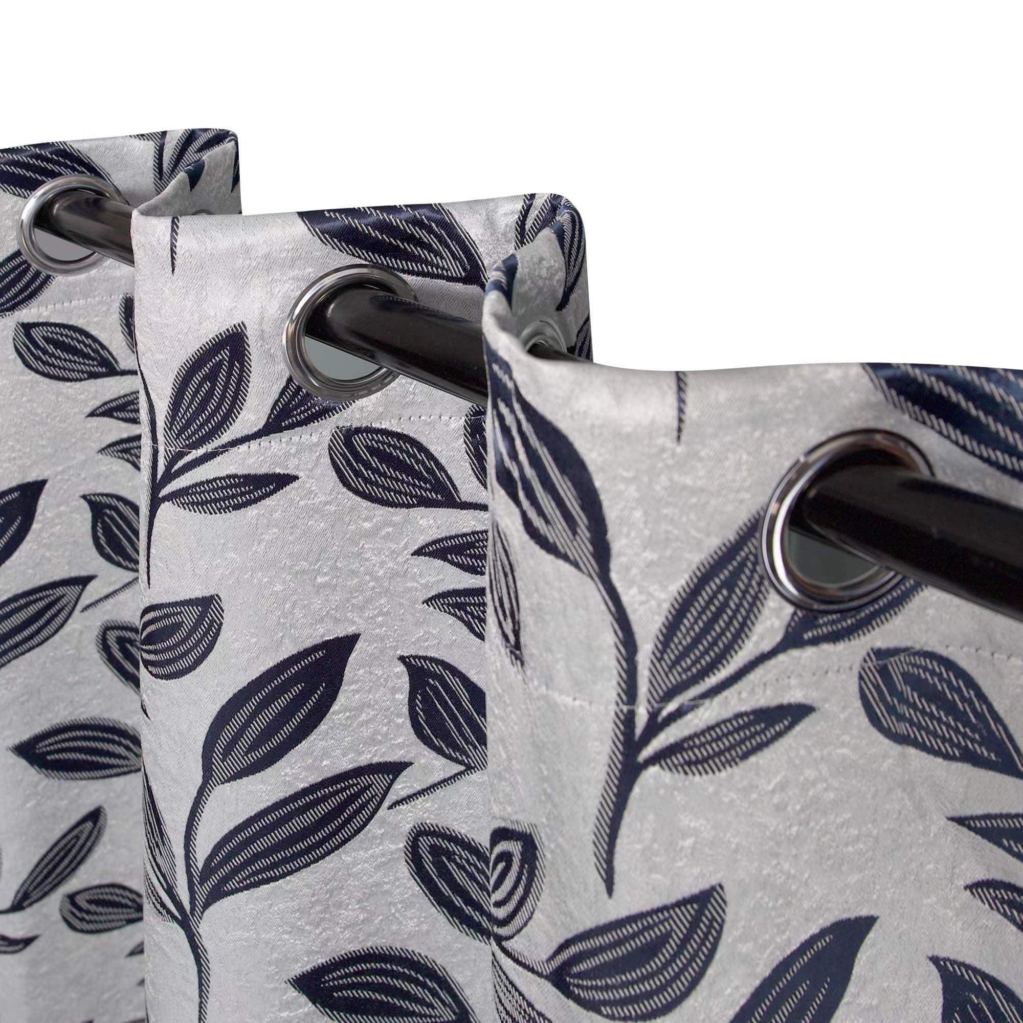 Leaves Machine Washable Room Darkening Blackout Curtains, Set of 2 - Blackout Curtains by Superior Brand