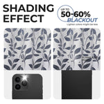 Leaves Room Darkening Washable Blackout Curtain Panels, Set of 2 - Blackout Curtains by Superior Brand