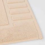 Leo Cotton Solid Modern Absorbent Heavy Washable Bath Mat Set of 2 - Bath Mats by Superior Brand