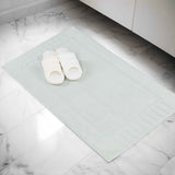 Leo Cotton Solid Modern Absorbent Heavy Washable Bath Mat Set of 2 - Bath Mats by Superior Brand