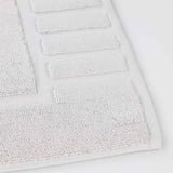 Leo Cotton Solid Modern Absorbent Heavy Washable Bath Mat Set of 2 - Bath Mats by Superior Brand