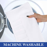 Leo Cotton Solid Modern Absorbent Heavy Washable Bath Mat Set of 2 - Bath Mats by Superior Brand