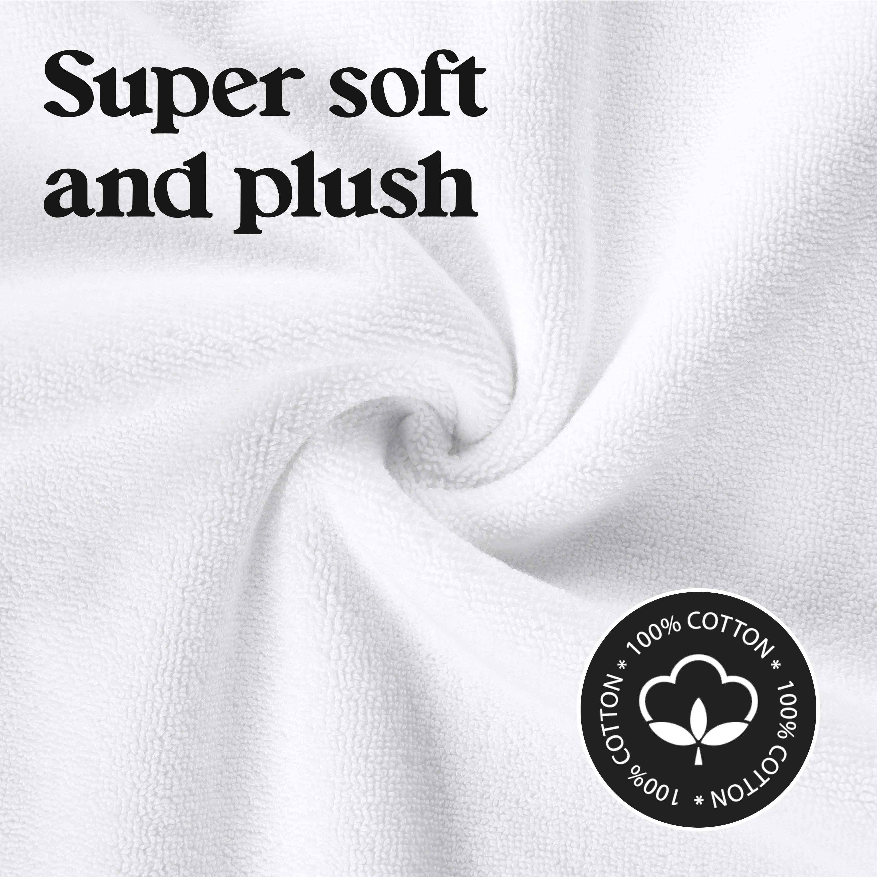 Leo Cotton Solid Modern Absorbent Heavy Washable Bath Mat Set of 2 - Bath Mats by Superior Brand