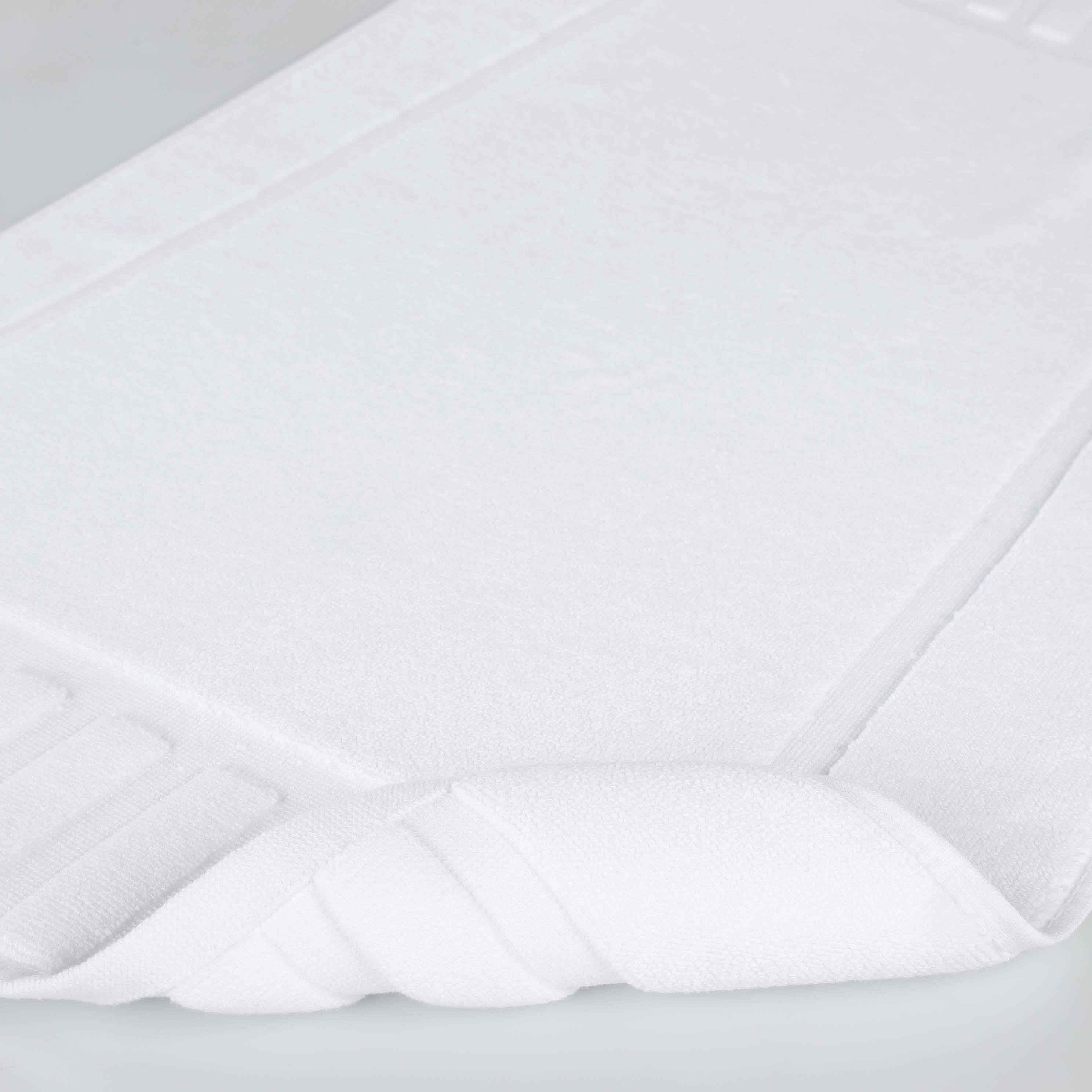 Leo Cotton Solid Modern Absorbent Heavy Washable Bath Mat Set of 2 - Bath Mats by Superior Brand