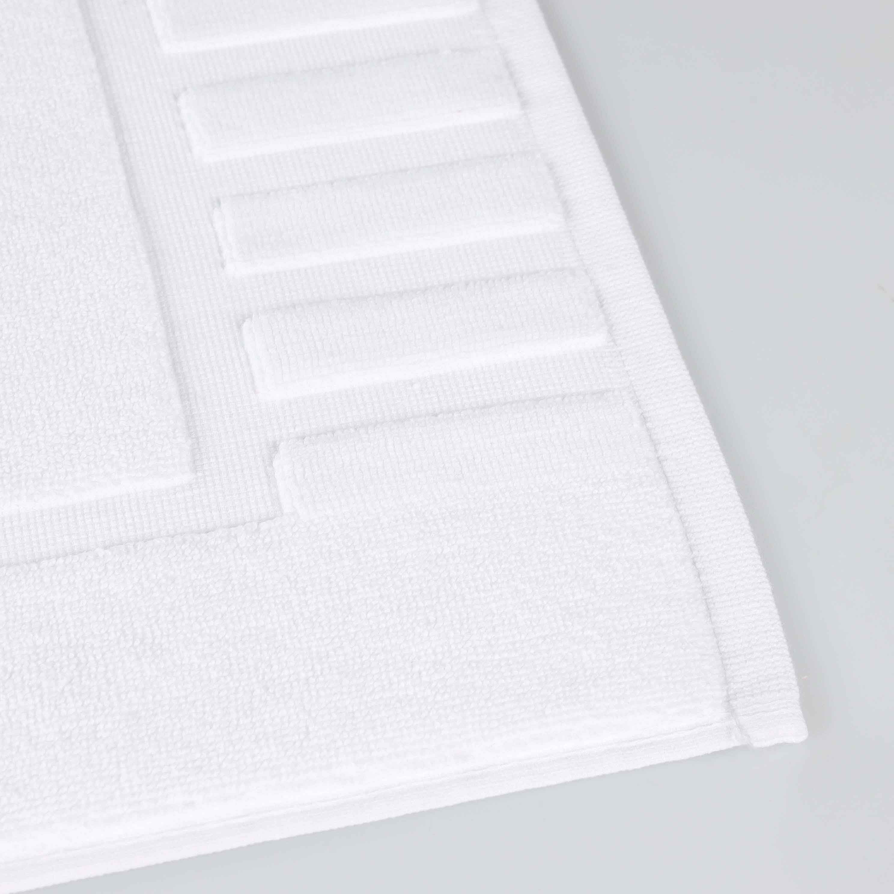 Leo Cotton Solid Modern Absorbent Heavy Washable Bath Mat Set of 2 - Bath Mats by Superior Brand