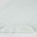 Leo Cotton Solid Modern Absorbent Heavy Washable Bath Mat Set of 2 - Bath Mats by Superior Brand