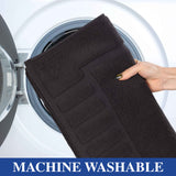 Leo Cotton Solid Modern Absorbent Heavy Washable Bath Mat Set of 2 - Bath Mats by Superior Brand