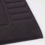 Leo Cotton Solid Modern Absorbent Heavy Washable Bath Mat Set of 2 - Bath Mats by Superior Brand