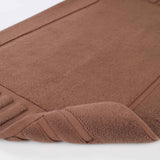 Leo Cotton Solid Modern Absorbent Heavy Washable Bath Mat Set of 2 - Bath Mats by Superior Brand