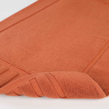 Leo Cotton Solid Modern Absorbent Heavy Washable Bath Mat Set of 2 - Bath Mats by Superior Brand