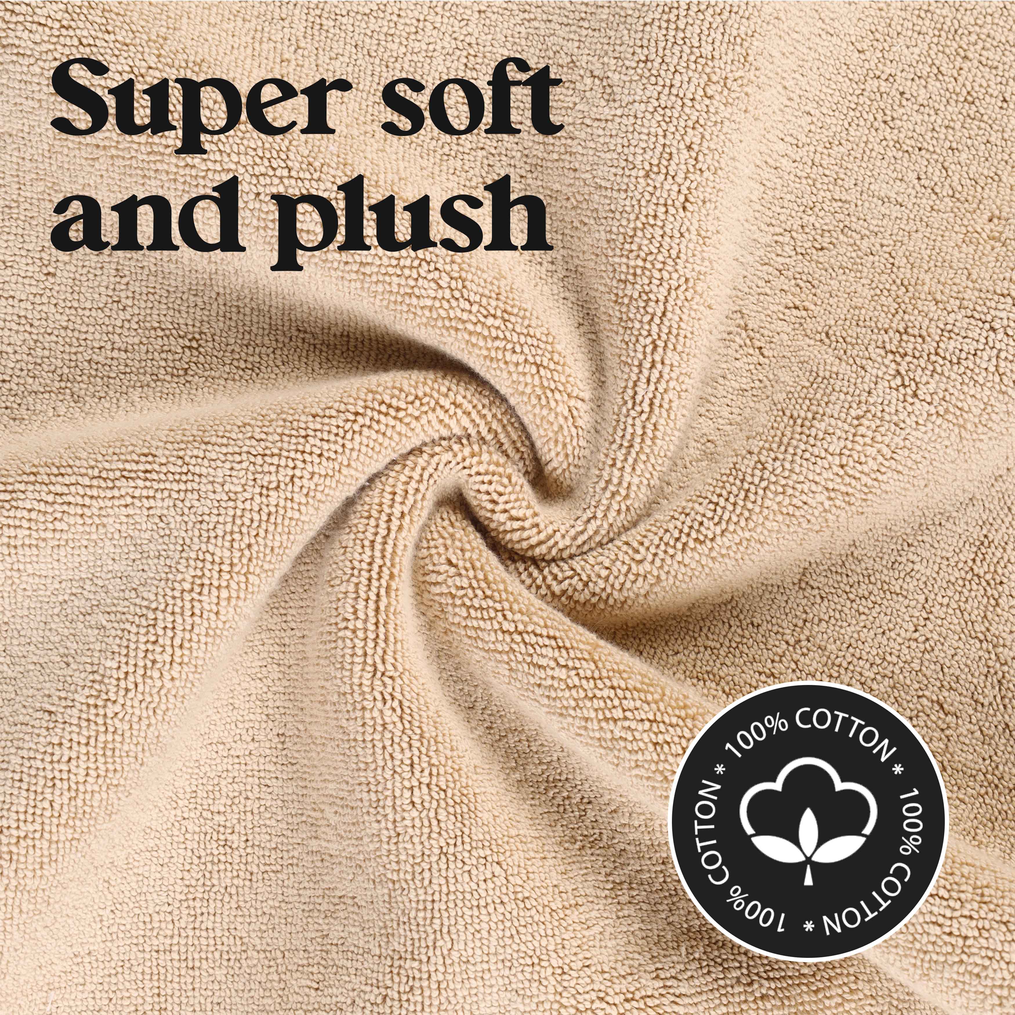 Leo Cotton Solid Modern Absorbent Heavy Washable Bath Mat Set of 2 - Bath Mats by Superior Brand