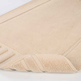 Leo Cotton Solid Modern Absorbent Heavy Washable Bath Mat Set of 2 - Bath Mats by Superior Brand