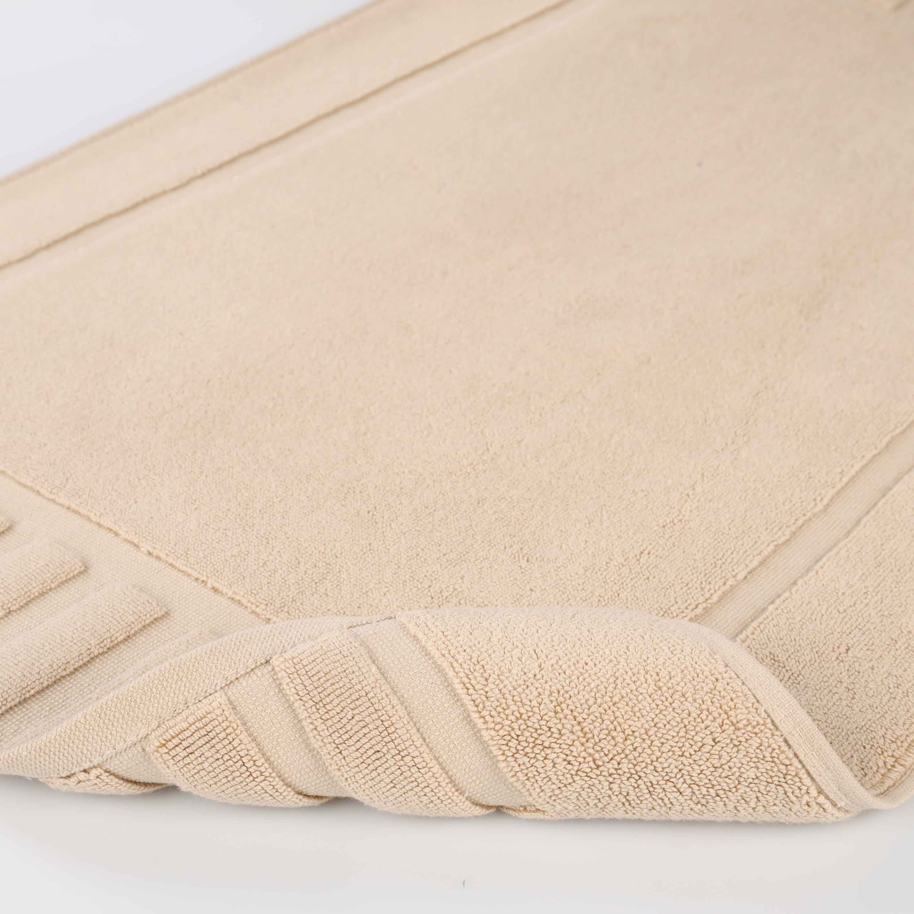 Leo Cotton Solid Modern Absorbent Heavy Washable Bath Mat Set of 2 - Bath Mats by Superior Brand