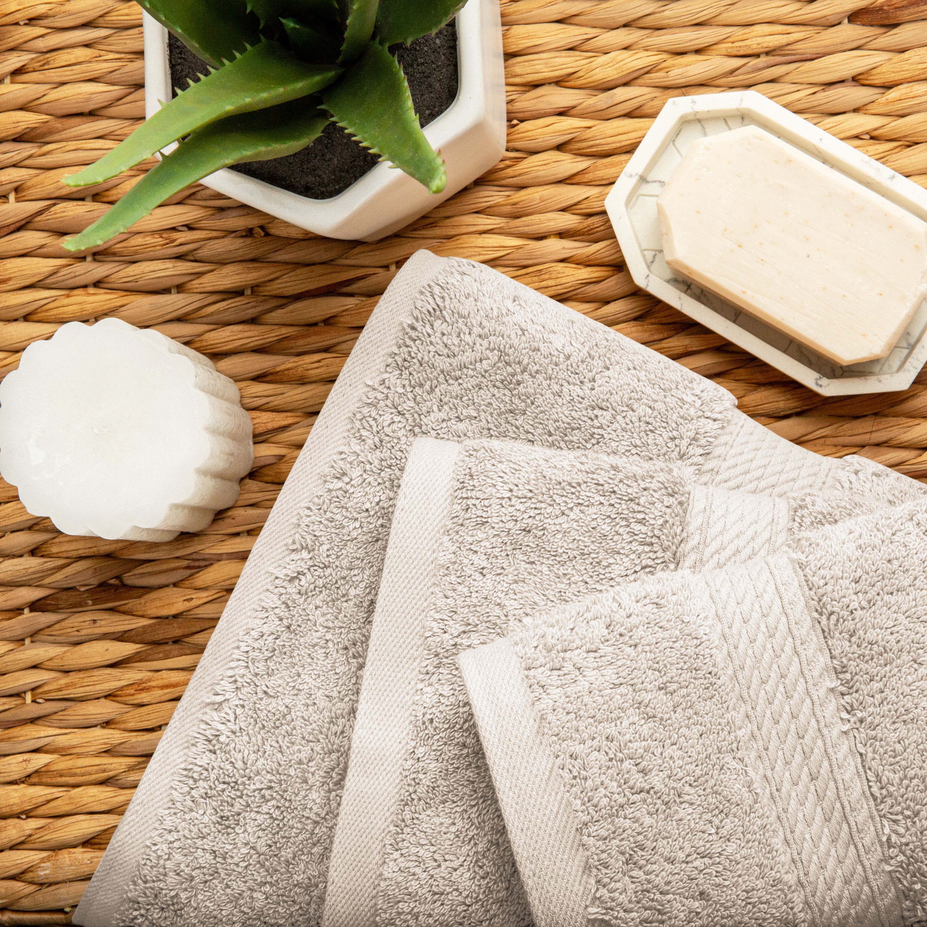 Egyptian Cotton Madison Plush Towel Set 3 Piece - Egyptian Cotton Towel Set by Superior Brand