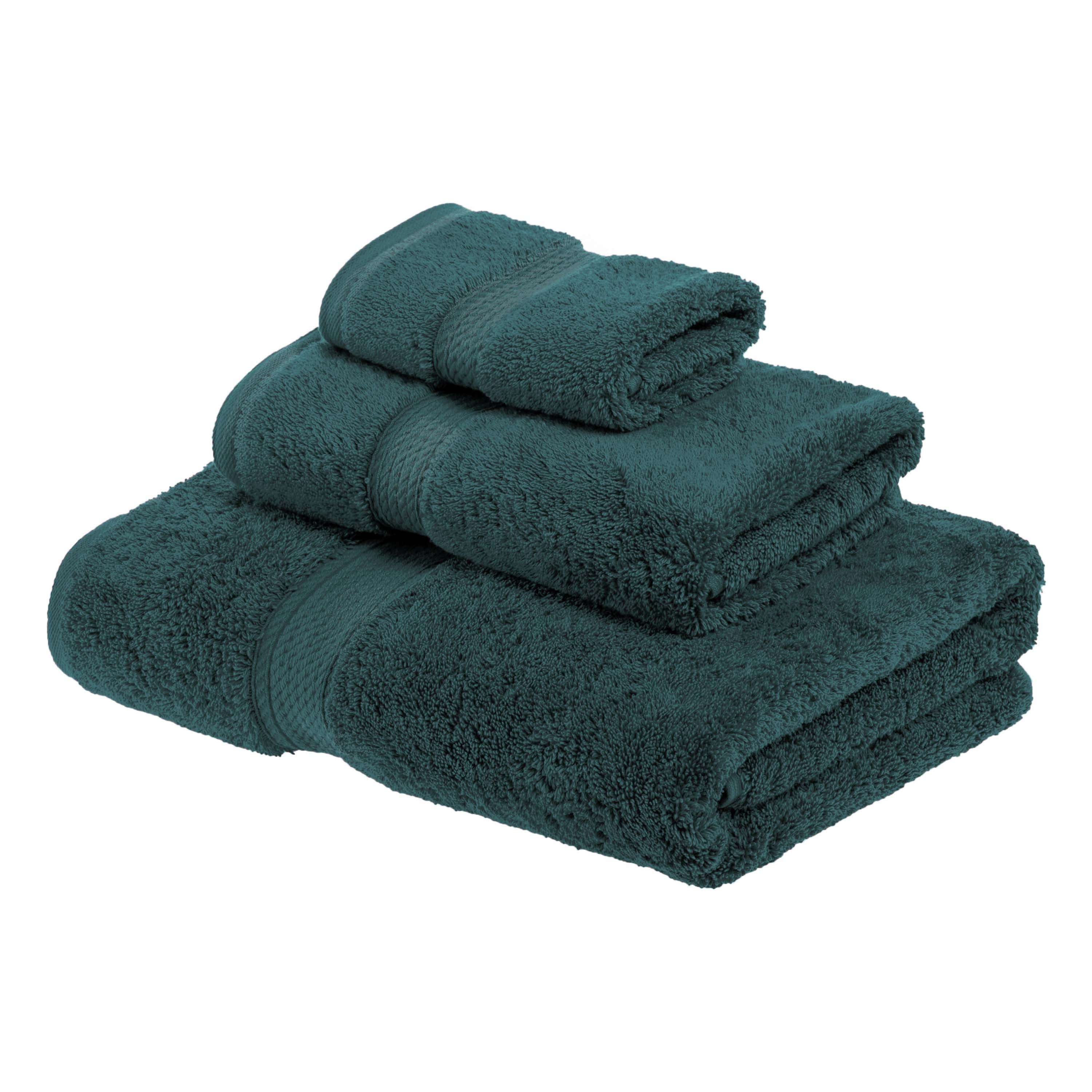 Egyptian Cotton Madison Plush Towel Set 3 Piece - Egyptian Cotton Towel Set by Superior Brand