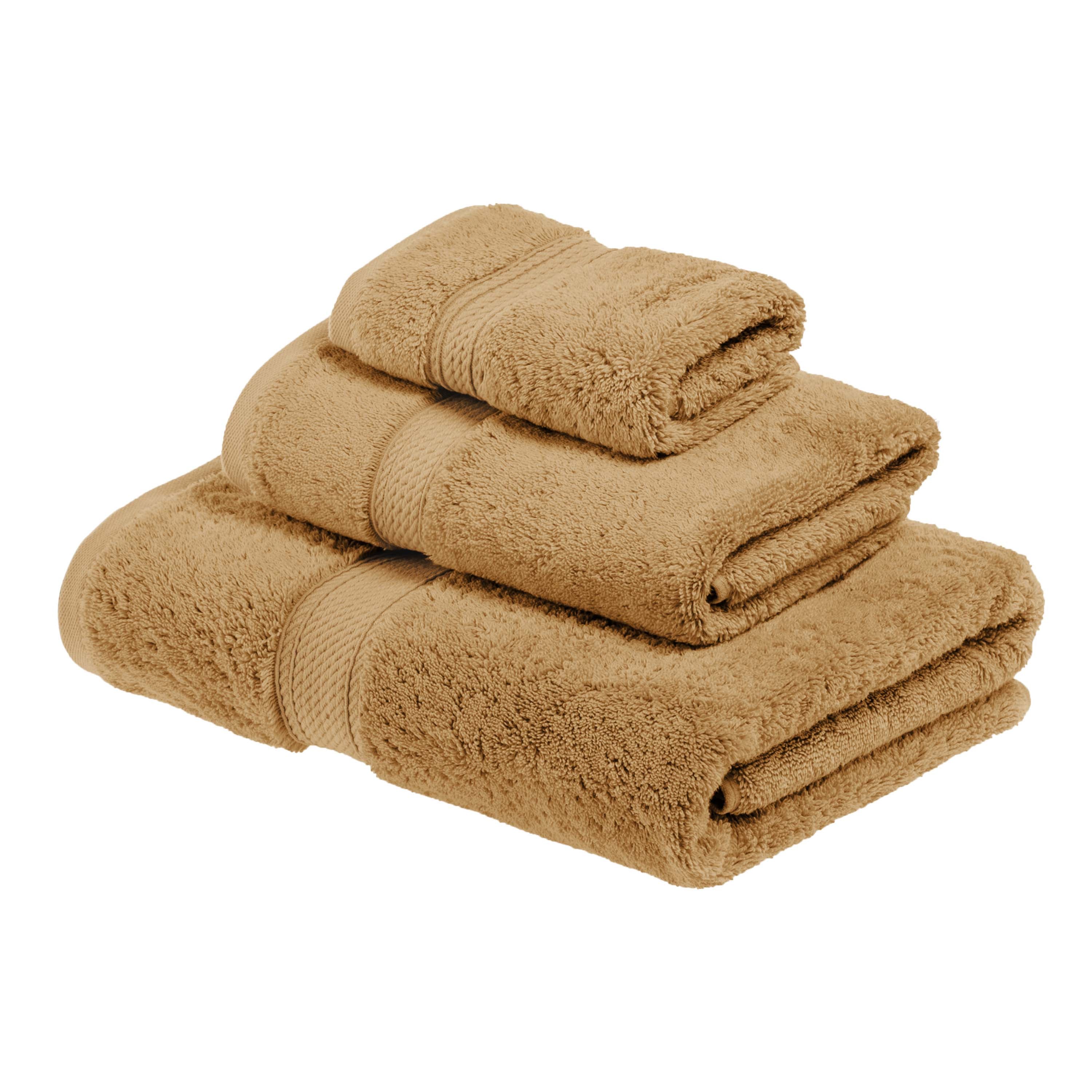 Egyptian Cotton Madison Plush Towel Set 3 Piece - Egyptian Cotton Towel Set by Superior Brand
