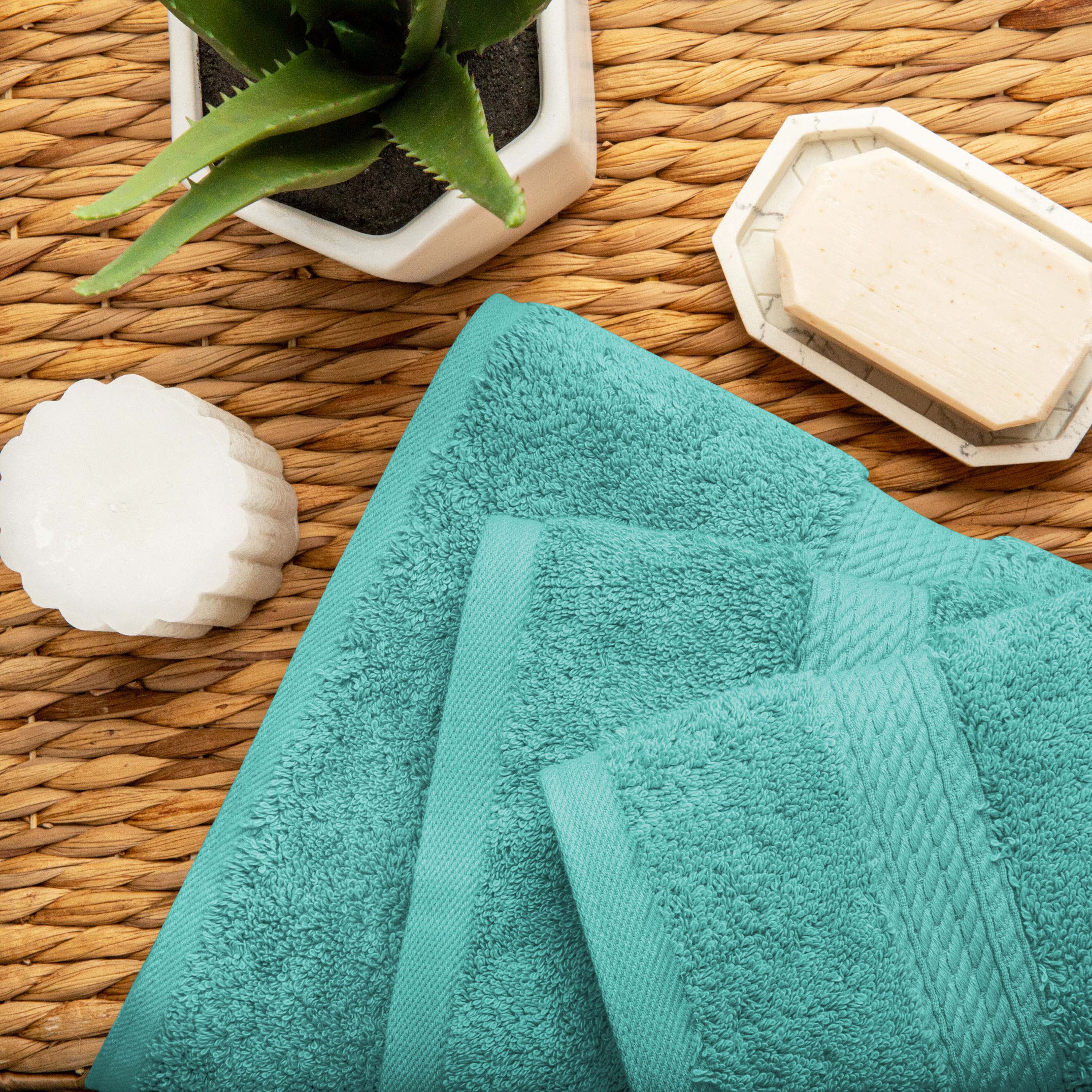 Egyptian Cotton Madison Plush Towel Set 3 Piece - Egyptian Cotton Towel Set by Superior Brand