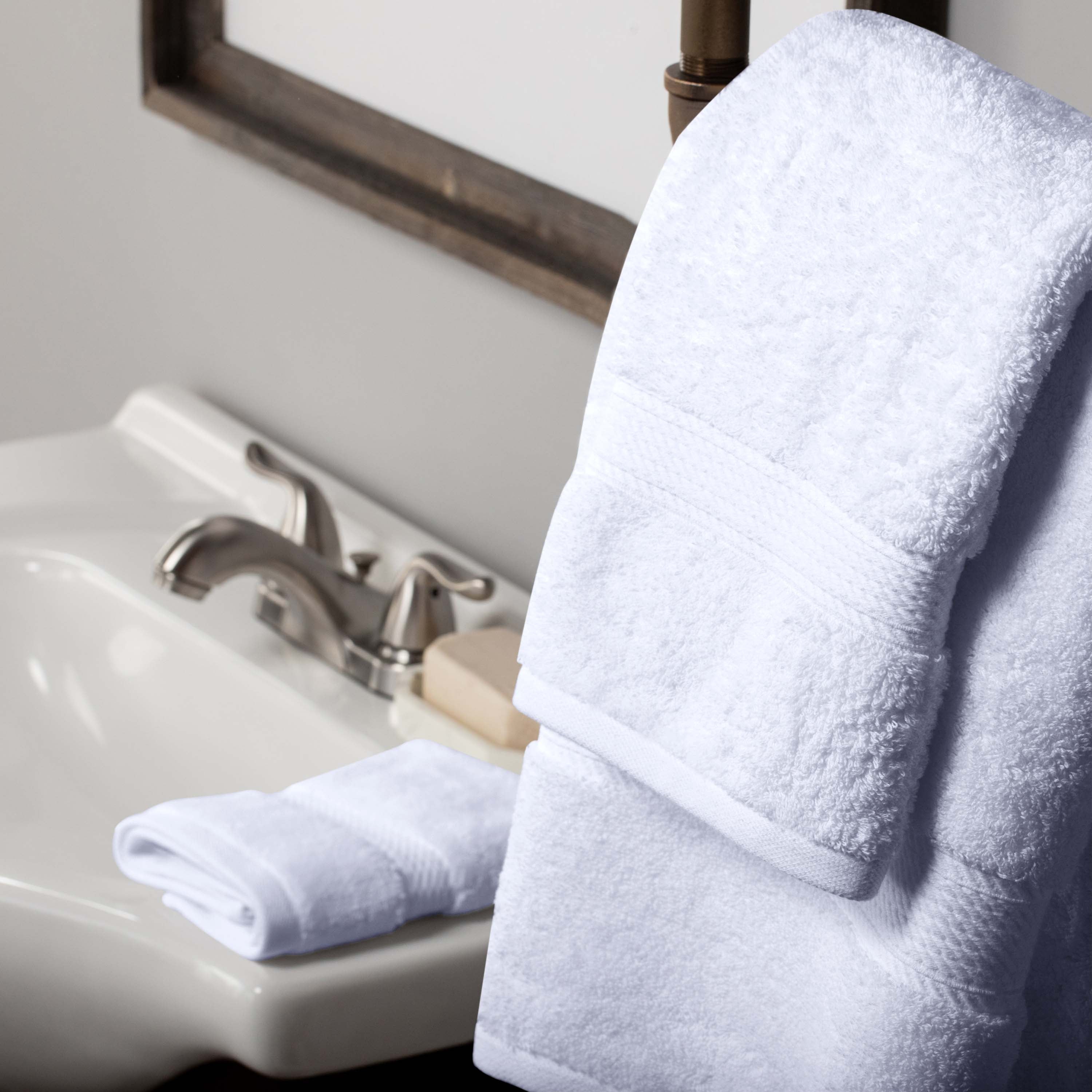 Egyptian Cotton Madison Plush Towel Set 3 Piece - Egyptian Cotton Towel Set by Superior Brand