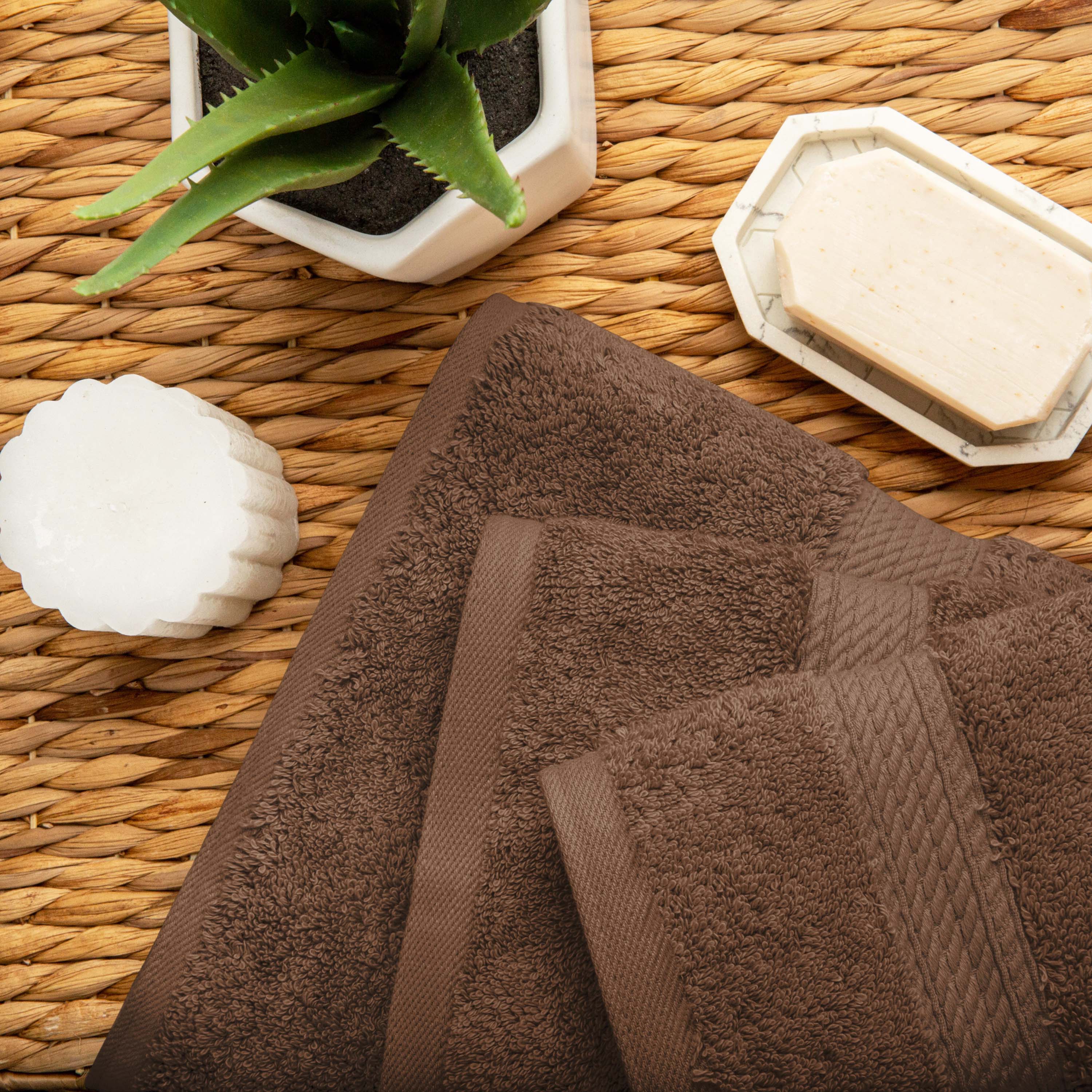 Egyptian Cotton Madison Plush Towel Set 3 Piece - Egyptian Cotton Towel Set by Superior Brand