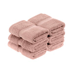 Egyptian Cotton Madison Face Towel Set of 6 - Egyptian Cotton Face Towel by Superior Brand