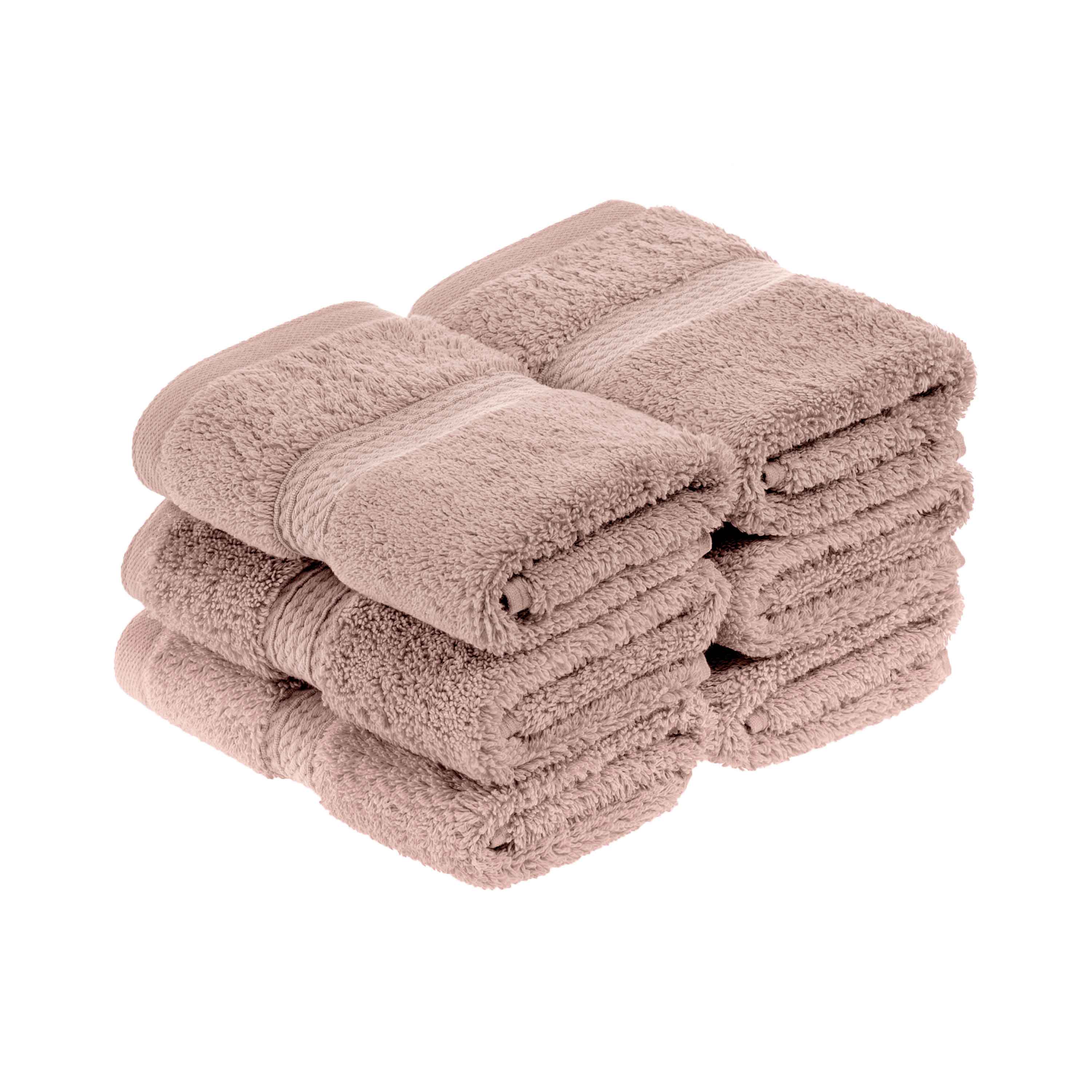 Egyptian Cotton Madison Face Towel Set of 6 - Egyptian Cotton Face Towel by Superior Brand