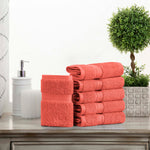 Egyptian Cotton Madison Face Towel Set of 6 - Egyptian Cotton Face Towel by Superior Brand