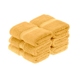Egyptian Cotton Madison Face Towel Set of 6 - Egyptian Cotton Face Towel by Superior Brand
