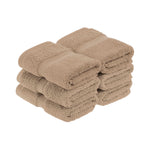 Egyptian Cotton Madison Face Towel Set of 6 - Egyptian Cotton Face Towel by Superior Brand