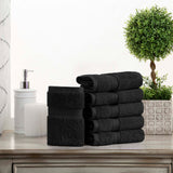 Egyptian Cotton Madison Face Towel Set of 6 - Egyptian Cotton Face Towel by Superior Brand