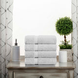 Madison Egyptian Cotton Plush Hand Towel Set 4-Piece - Egyptian Cotton Hand Towel by Superior Brand