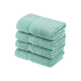 Madison Egyptian Cotton Plush Hand Towel Set 4-Piece - Egyptian Cotton Hand Towel by Superior Brand